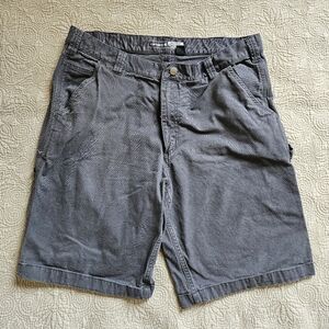 Carhartt mens grey work shorts 38×11